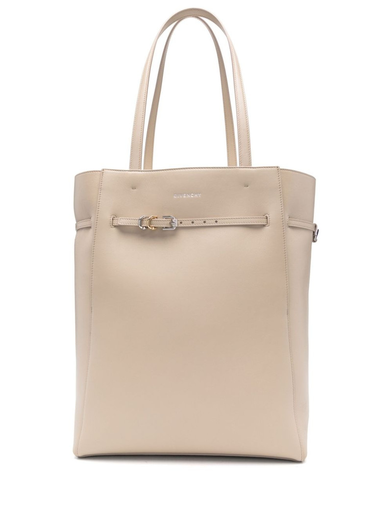 medium Voyou leather tote bag 1