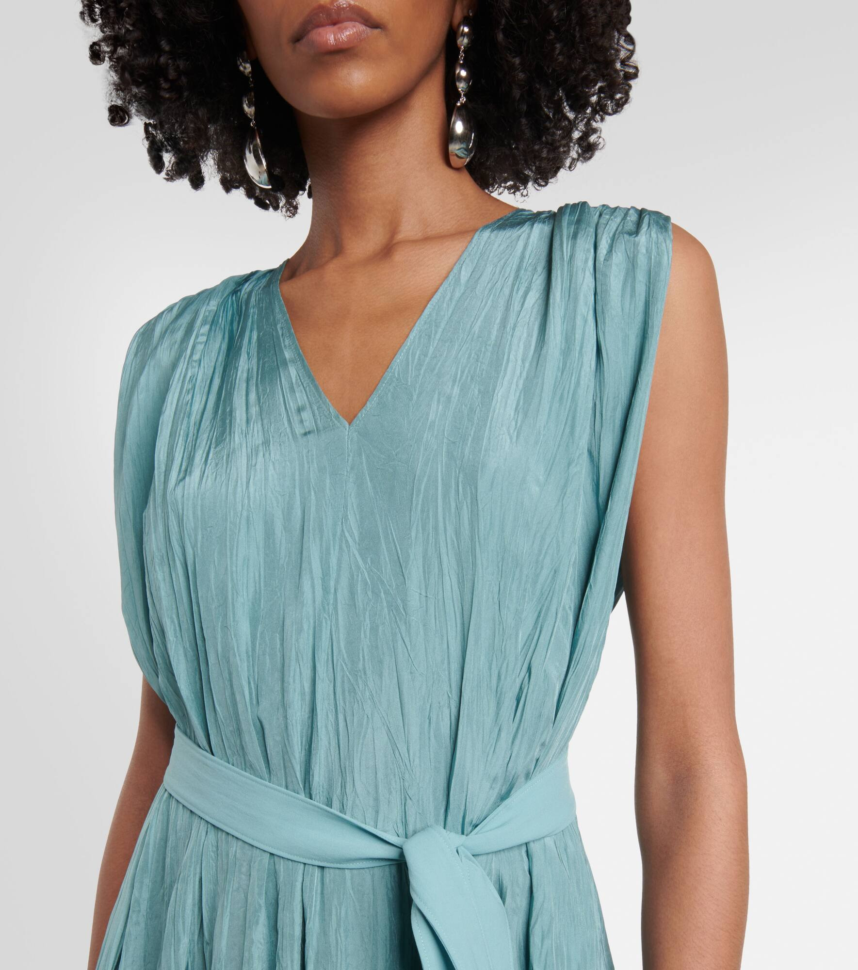 Martini silk maxi dress - 4