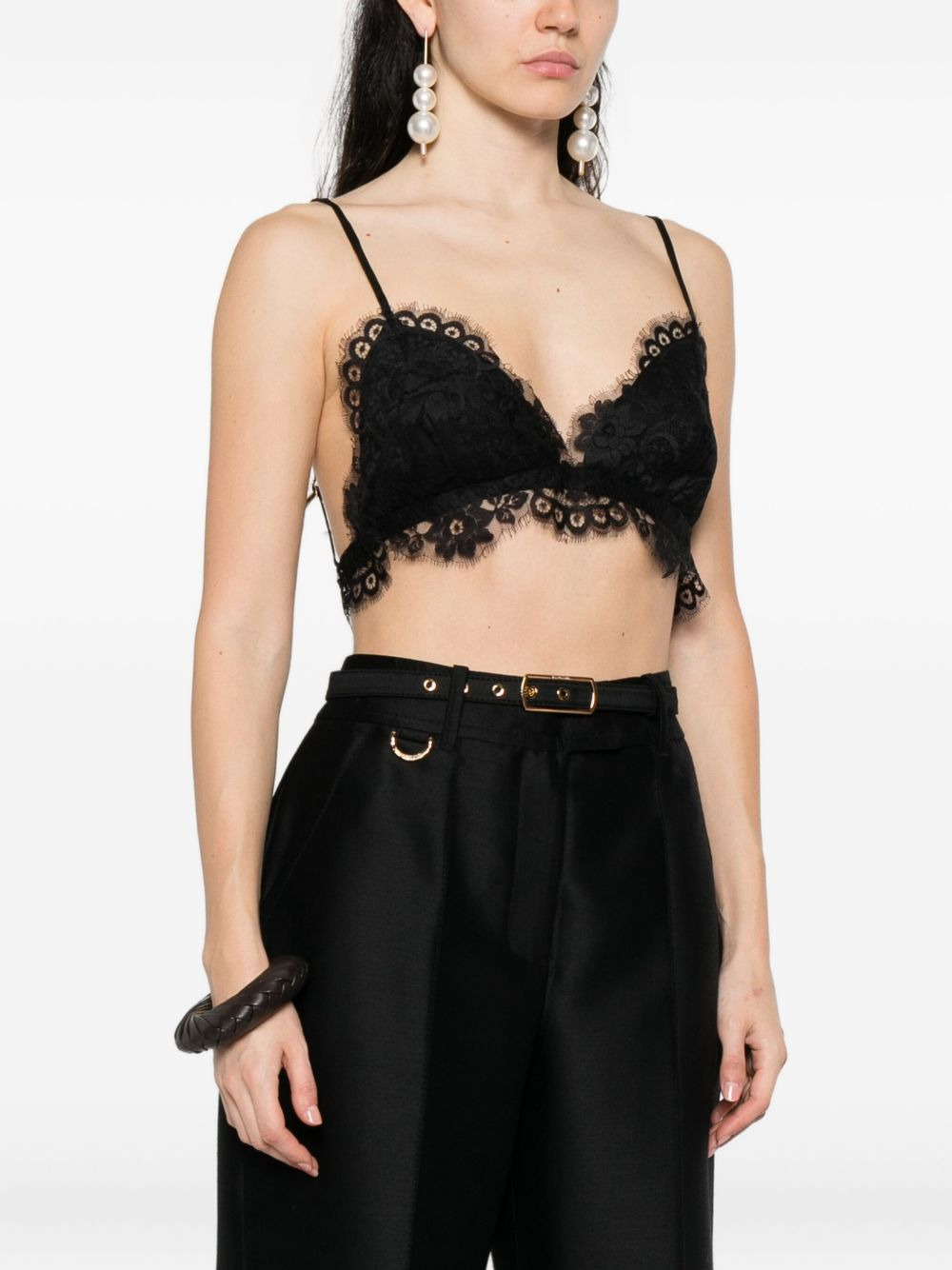 Teddy lace-trimmed bralette - 3