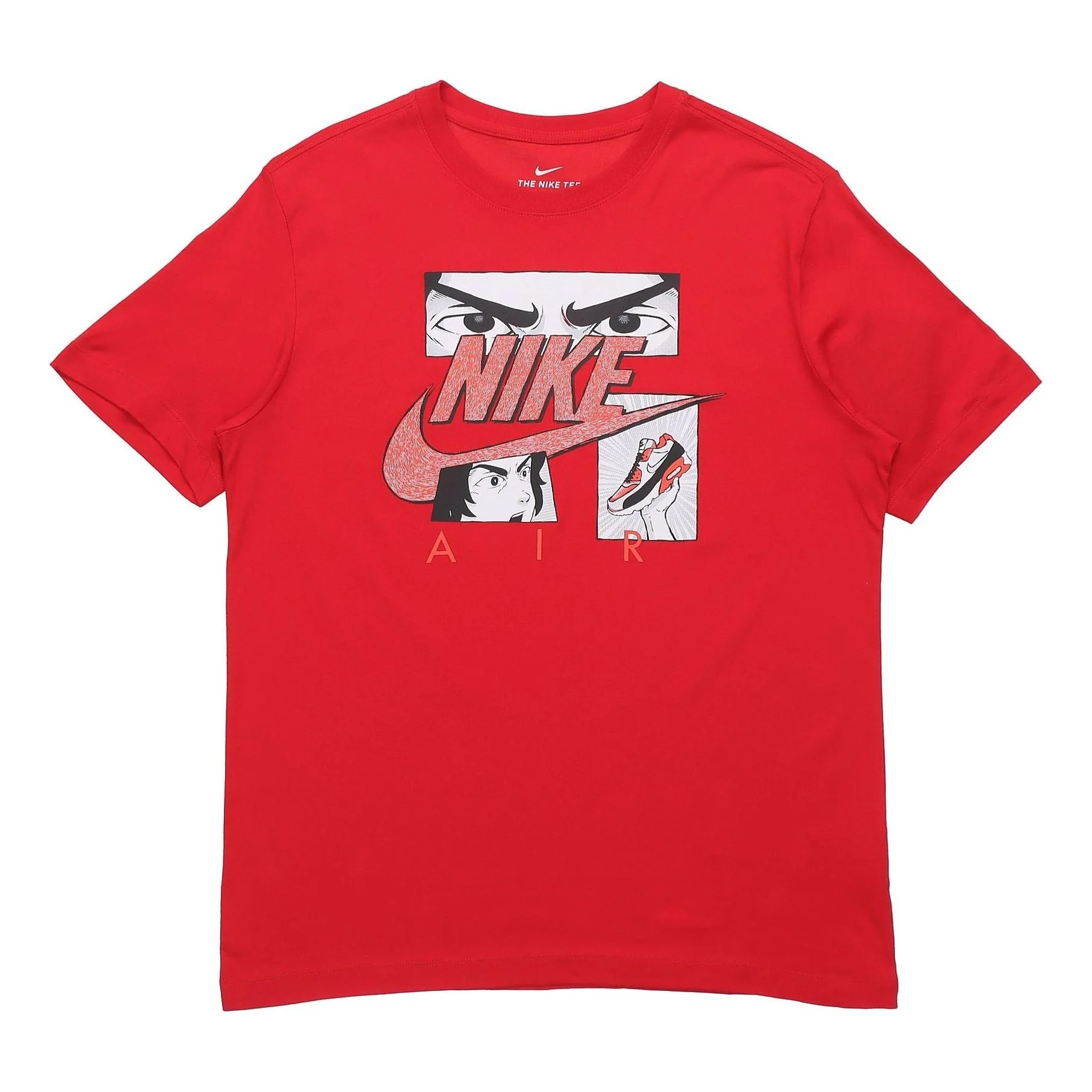 Nike Sportswear Cartoon Printing Sports Round Collar Male Red DB6152-657 - 1