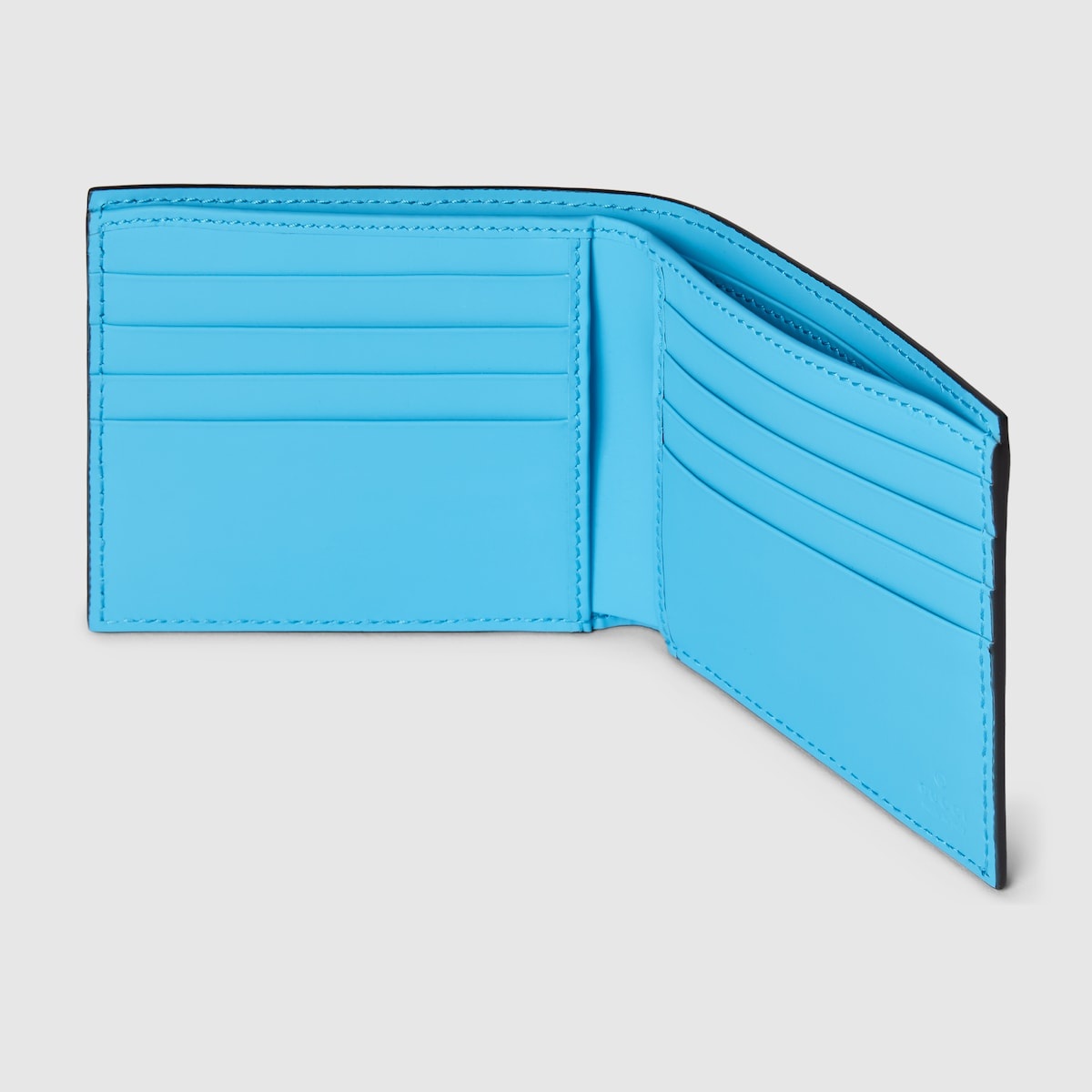 GG rubber-effect bi-fold wallet - 4