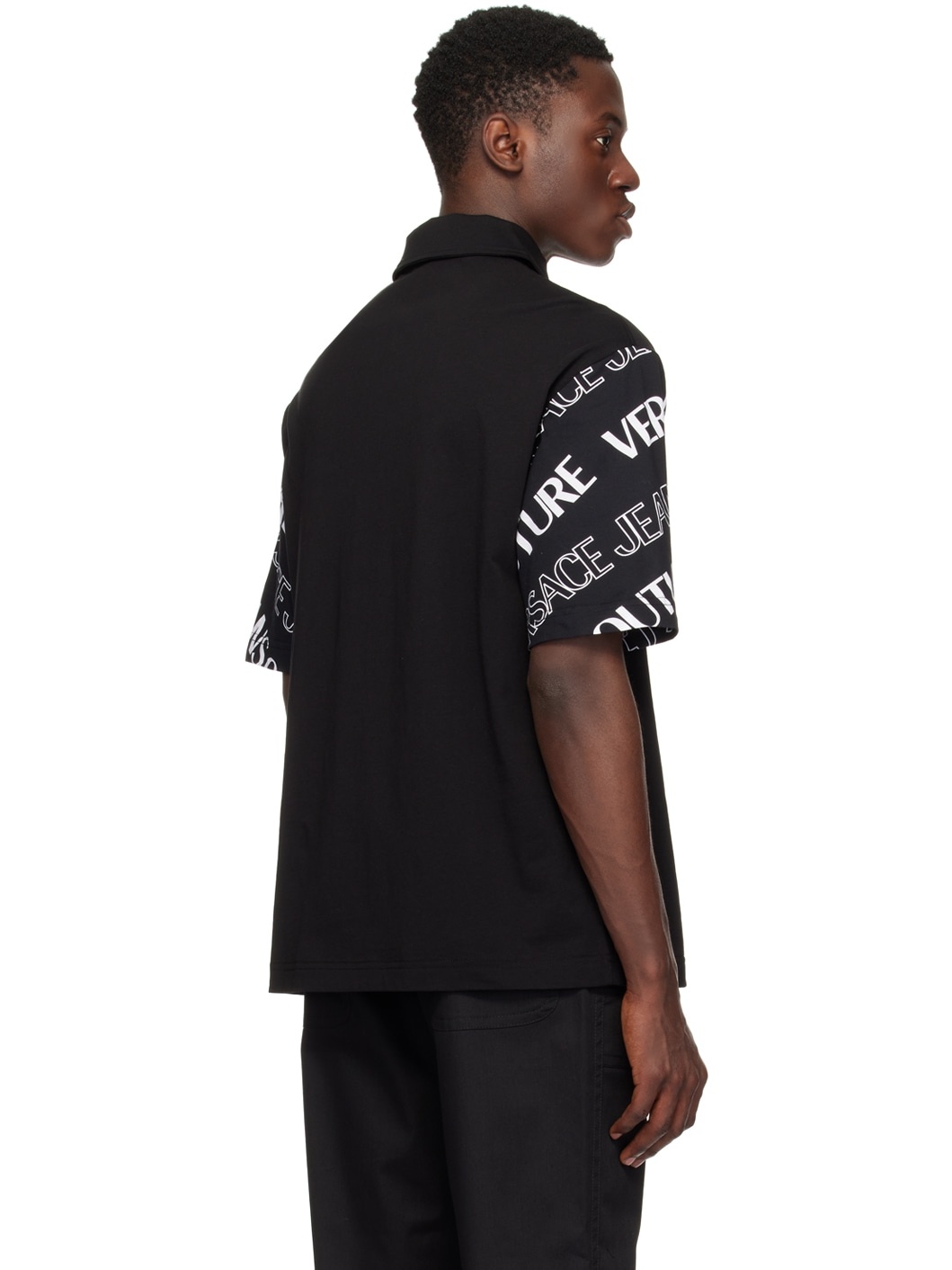 Black Logowave Polo - 3