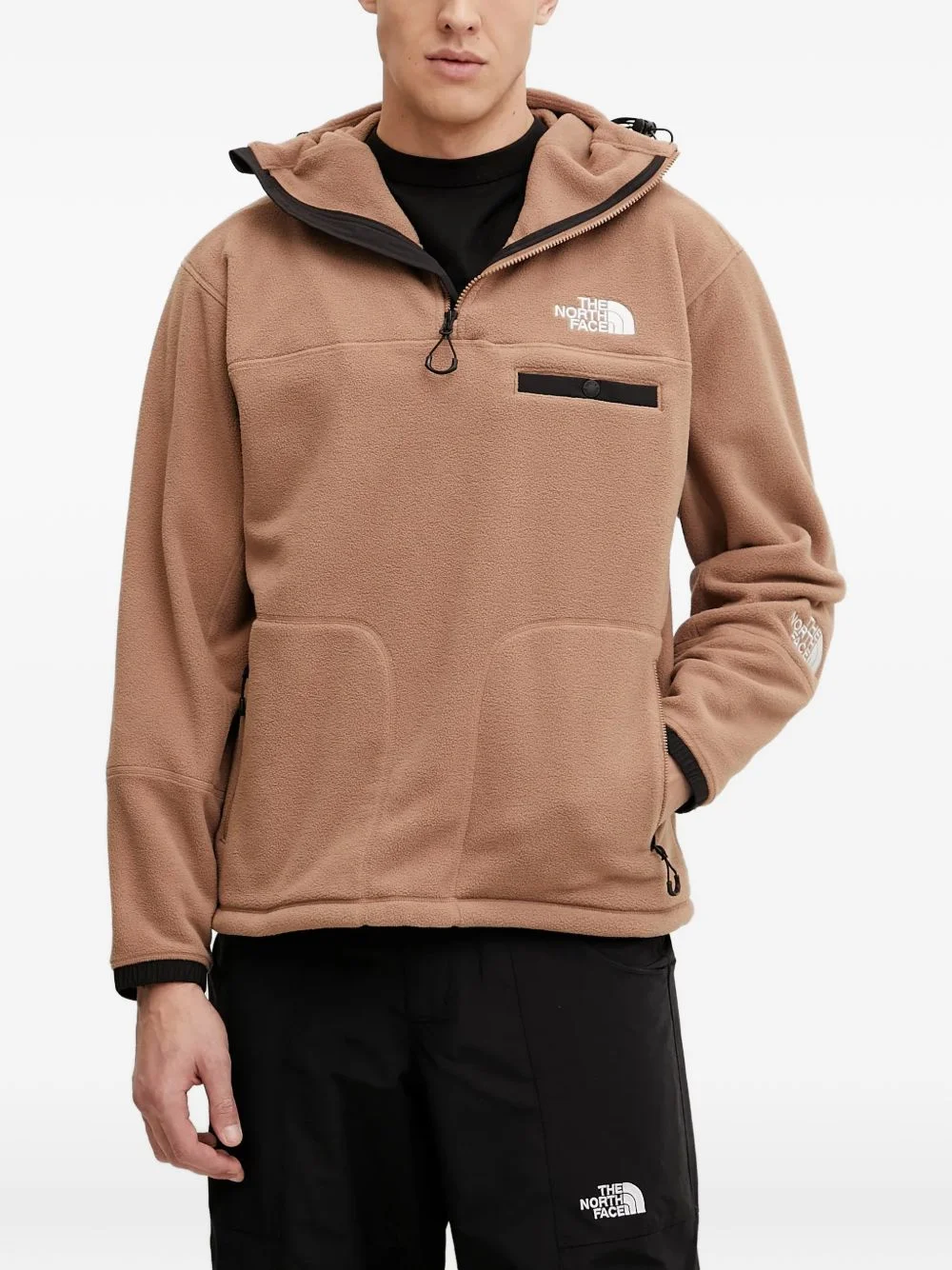hooded zip hoodie - 1