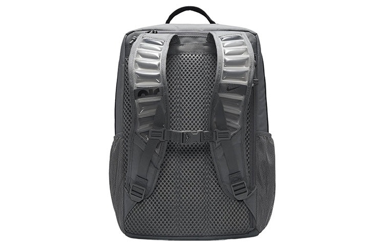 Nike Large Capacity Training Sports Zipper  Fabric Schoolbag Backpack Unisex Smoke Gray DQ5183-084 - 3