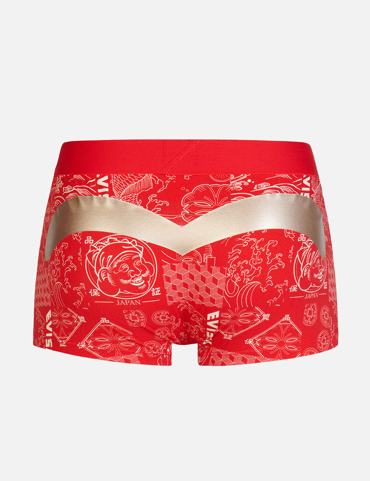 ALLOVER JAPANESE PATTERN PRINT TRUNKS - 2