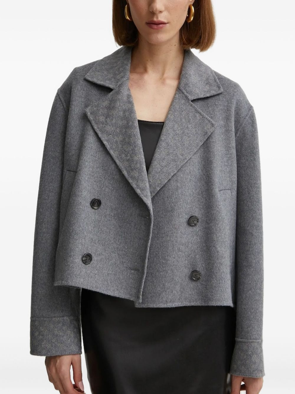 double-breasted coat - 2