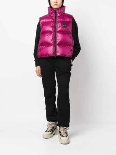 Canada Goose padded logo-patch gilet outlook