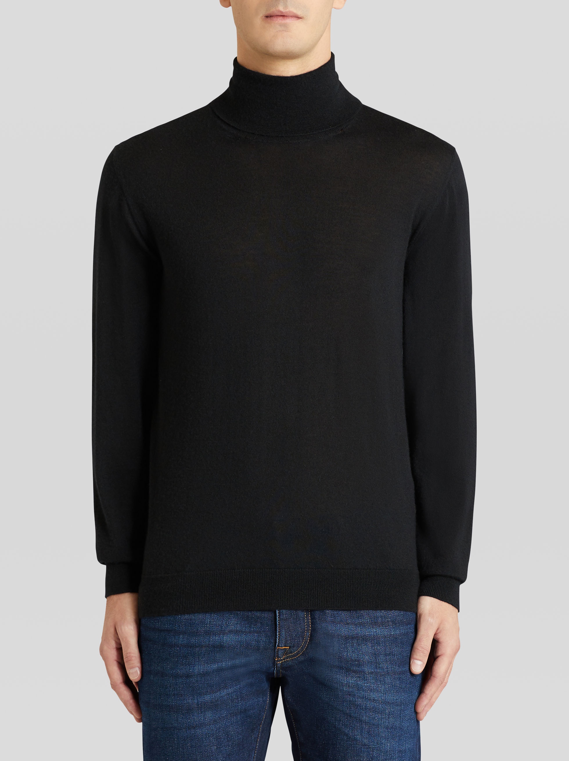 POLO NECK CASHMERE JUMPER - 2