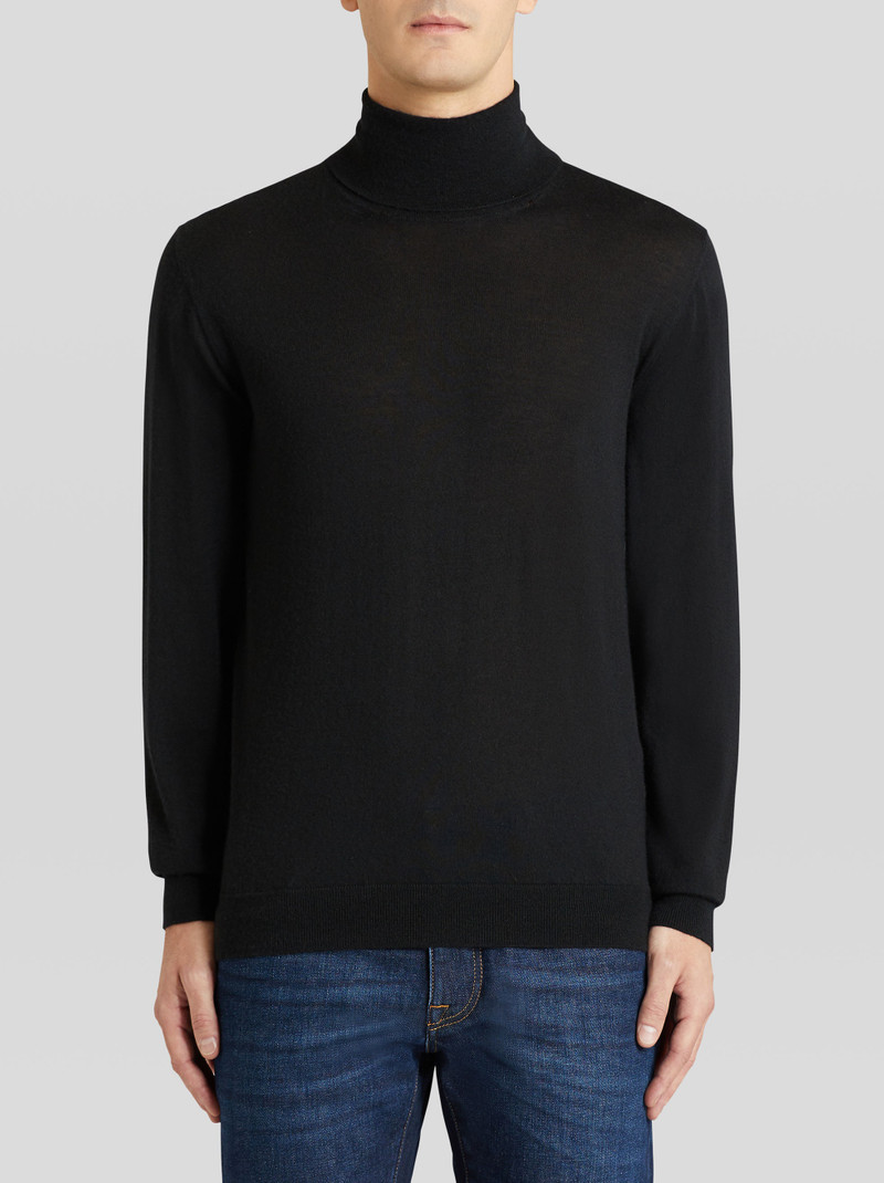 Etro POLO NECK CASHMERE JUMPER outlook