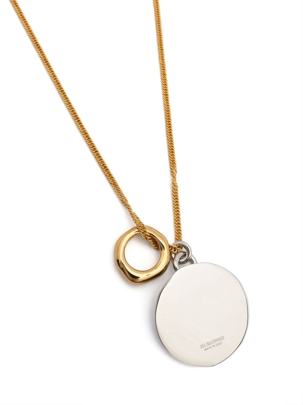 logo-pendant necklace - 3