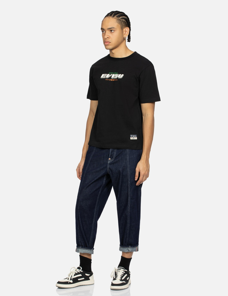 SEAGULL AND LOGO PRINT BALLOON FIT JEANS 4