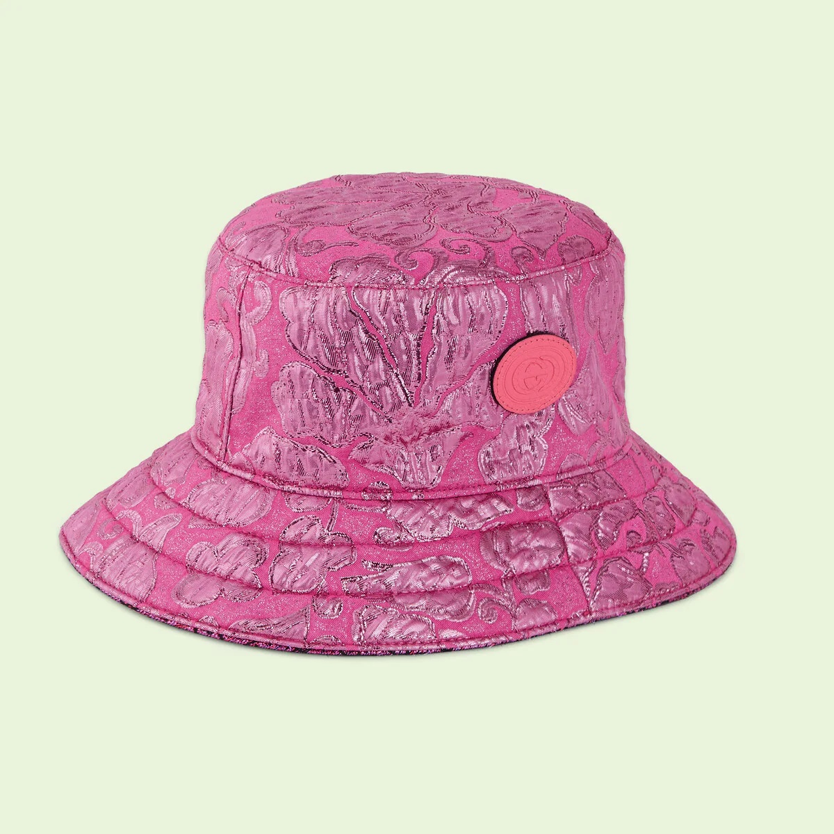 GG lamé jacquard reversible bucket hat - 4