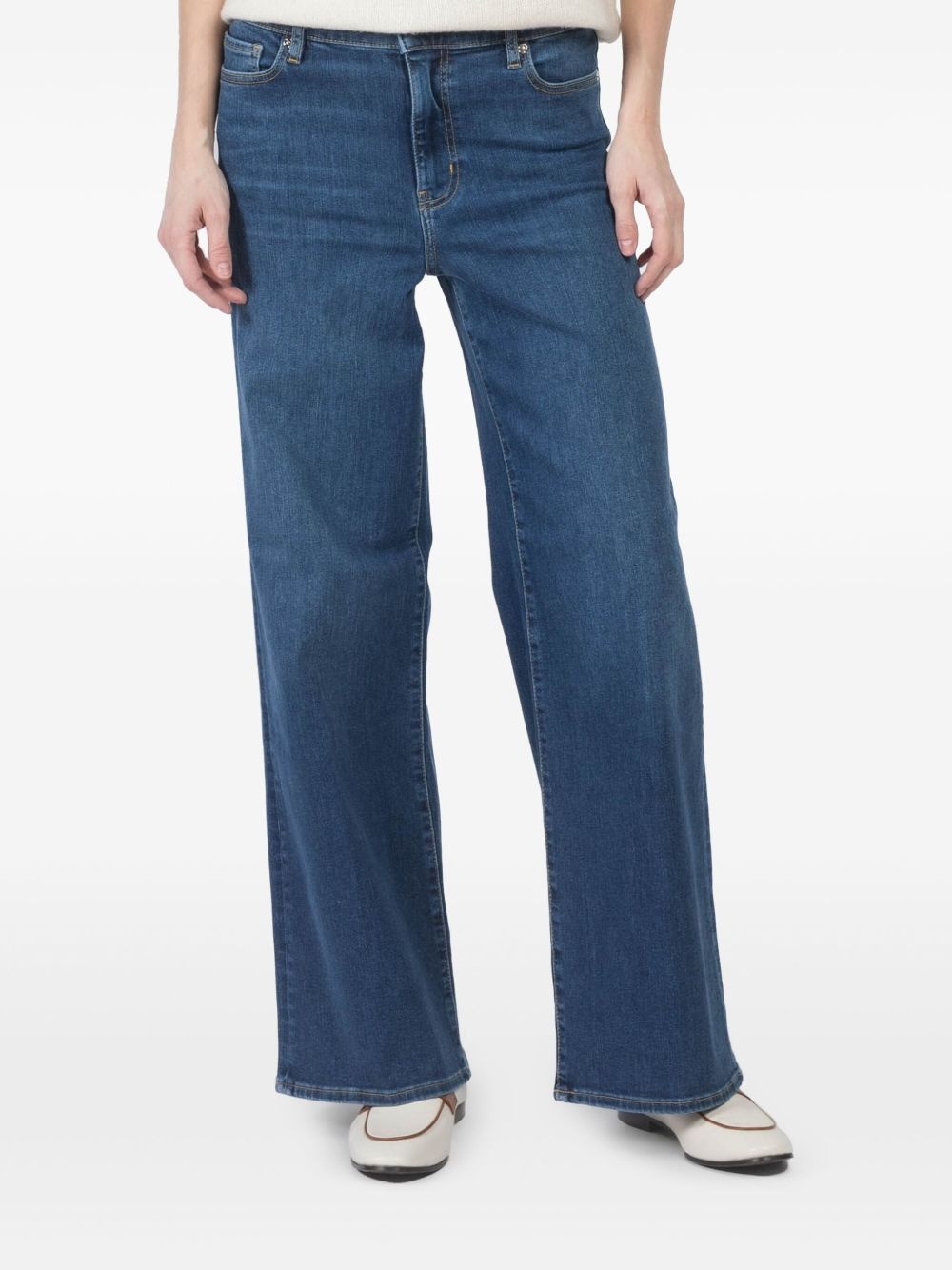 wide-leg jeans - 4