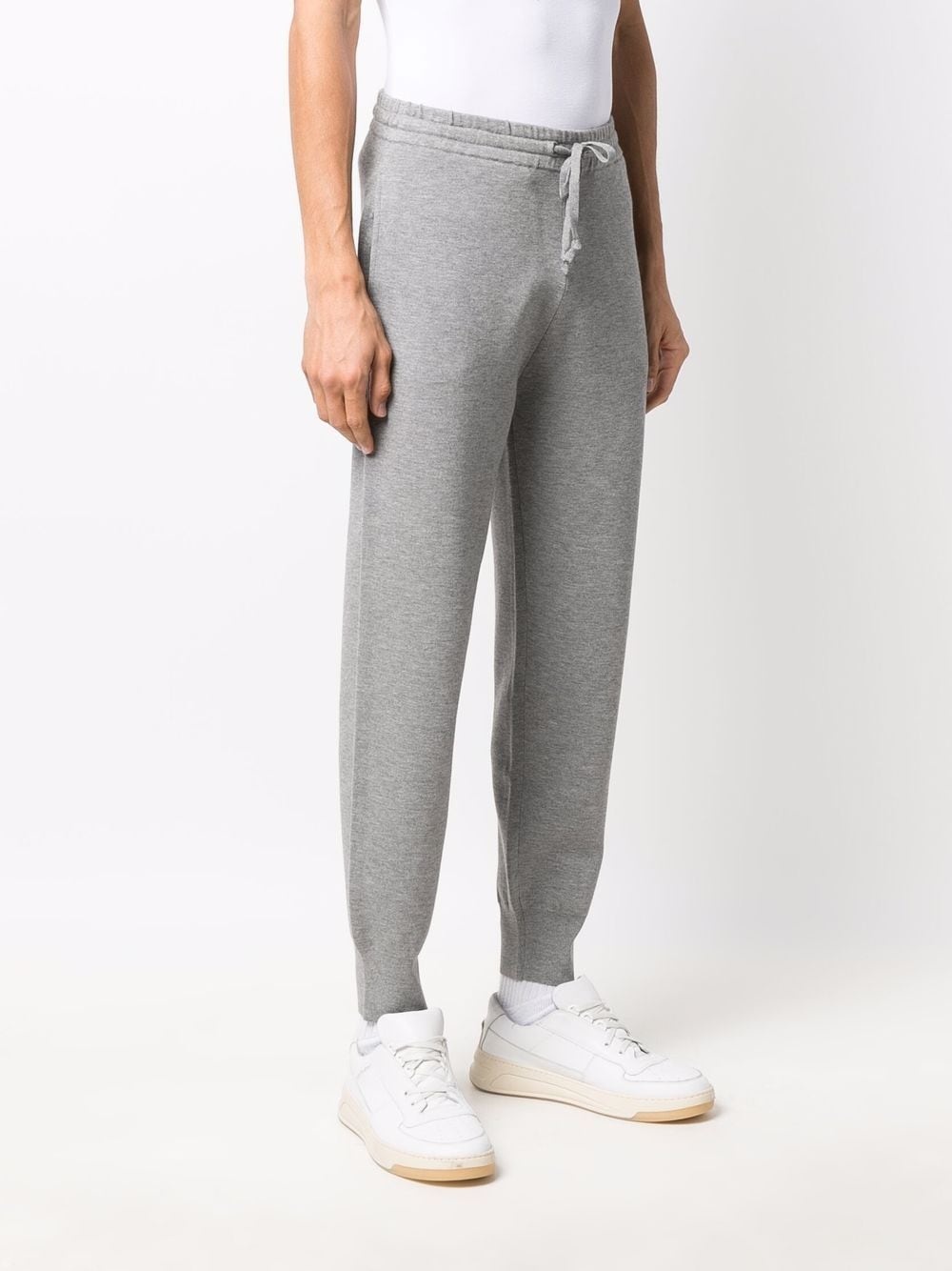 tapered home track trousers - 3