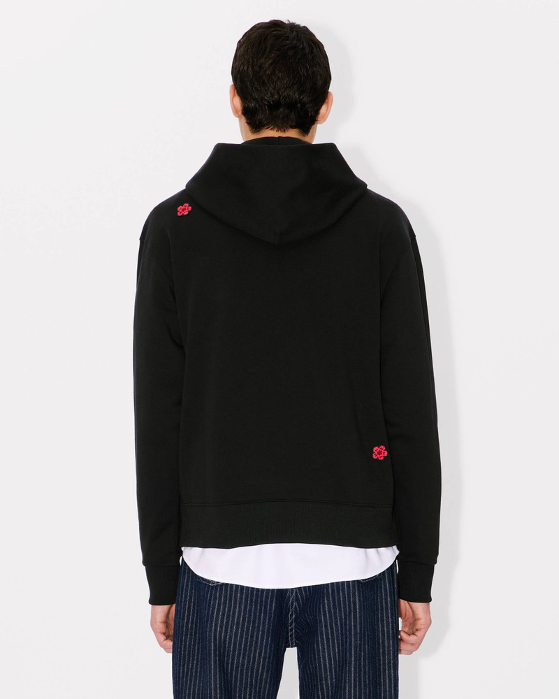 'Boke Flower' embroidered hoodie 4
