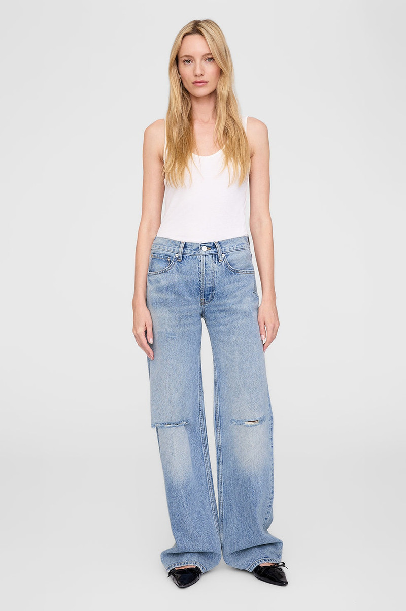 ANINE BING Hugh Jean - Summer Indigo Destructed outlook