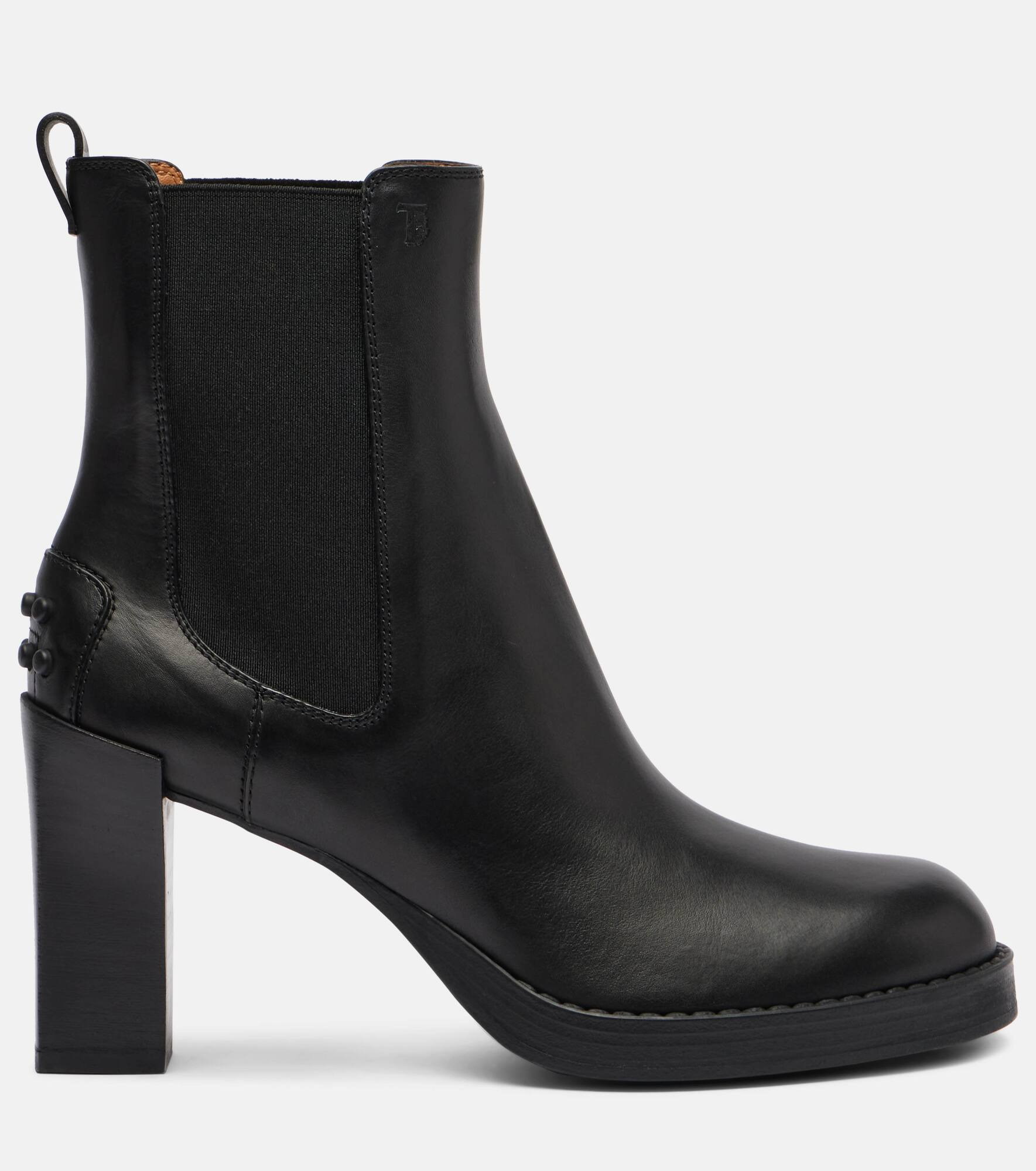 80 leather Chelsea boots - 4