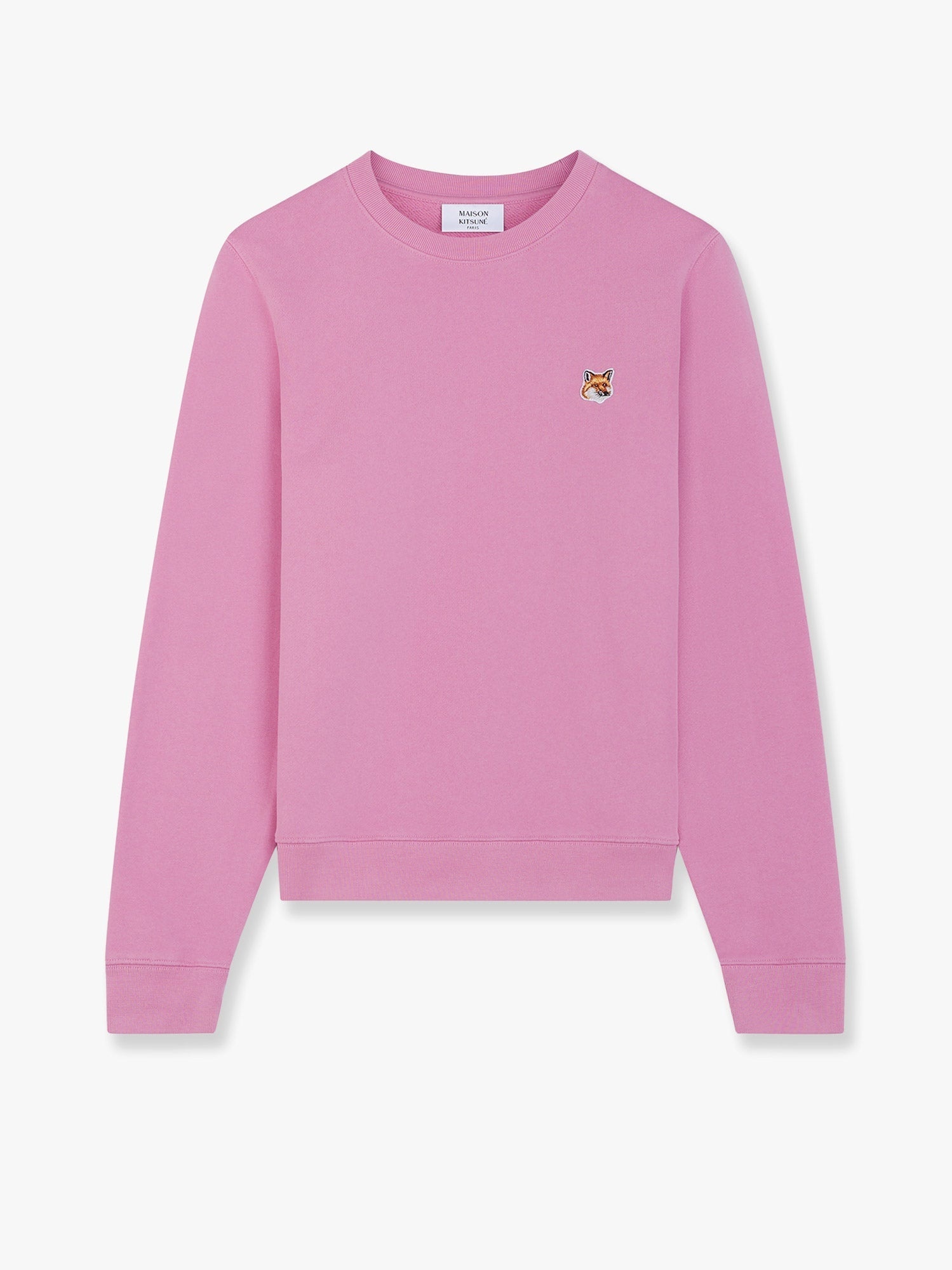 Maison Kitsune Cotton Sweatshirt With Iconic Embroidered Logo On The Front - 1