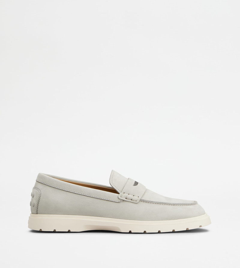 LOAFERS IN NUBUCK - GREY 1
