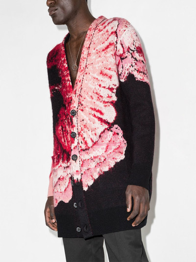 Alexander McQueen intarsia-pattern cardigan outlook