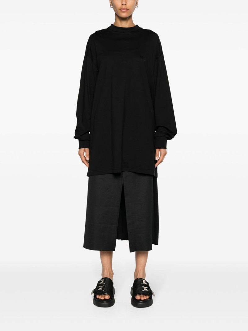 Y-3 logo-print cotton T-shirt outlook