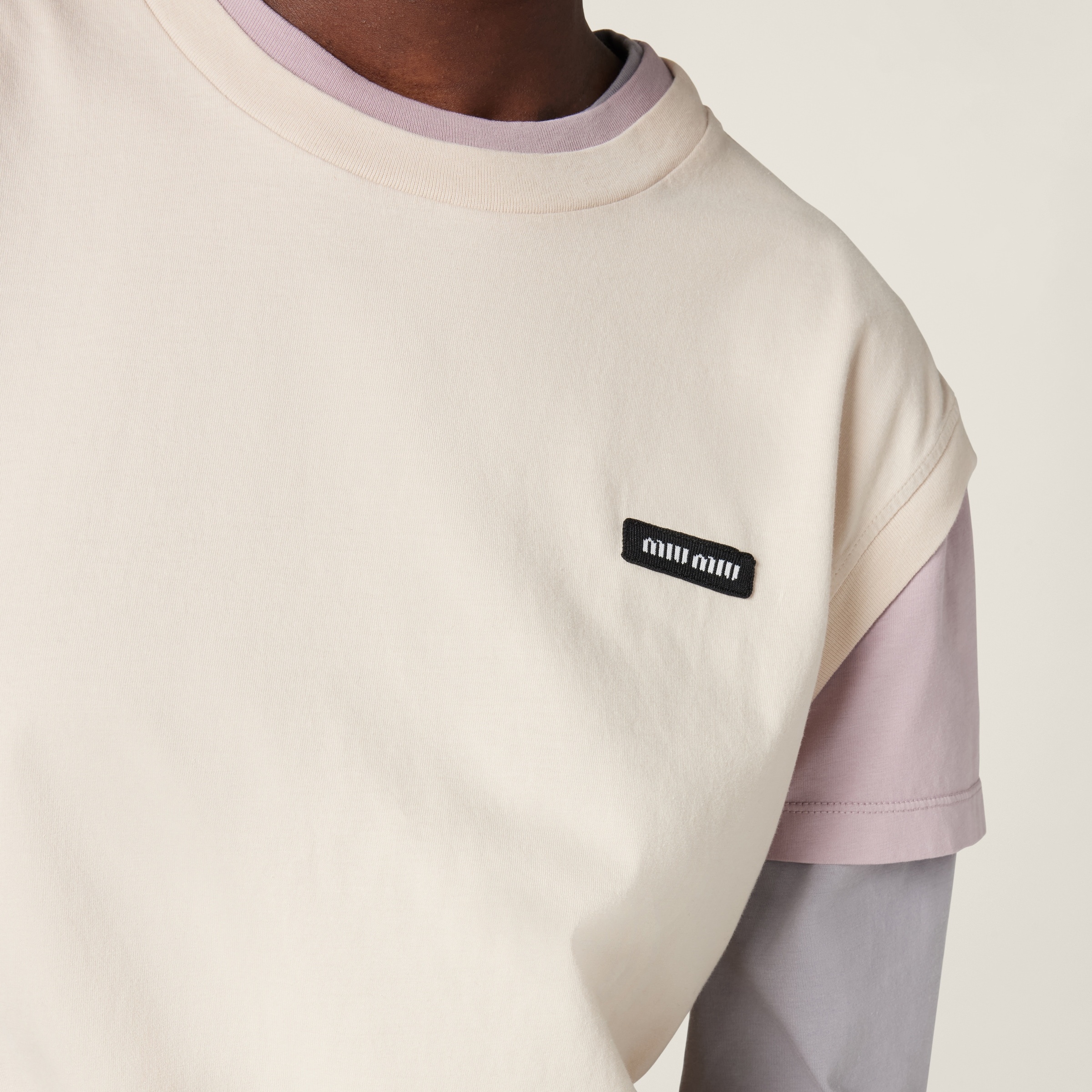 Miu Miu Set of 3 Jersey T-shirts | REVERSIBLE
