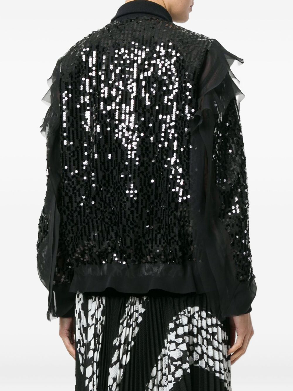 sequin bomber jacket - 4