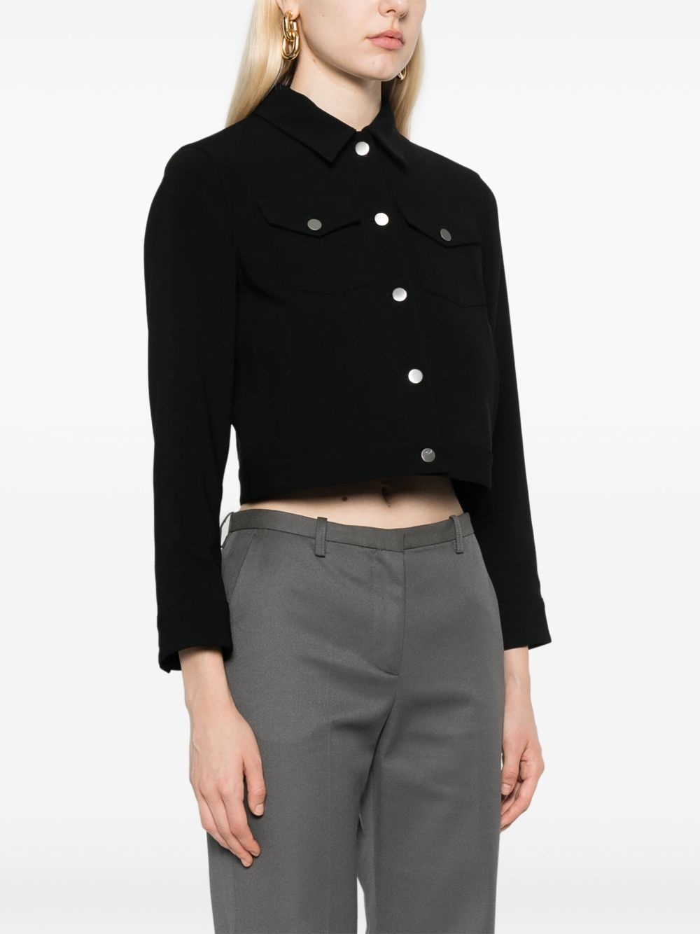 crepe jacket - 3