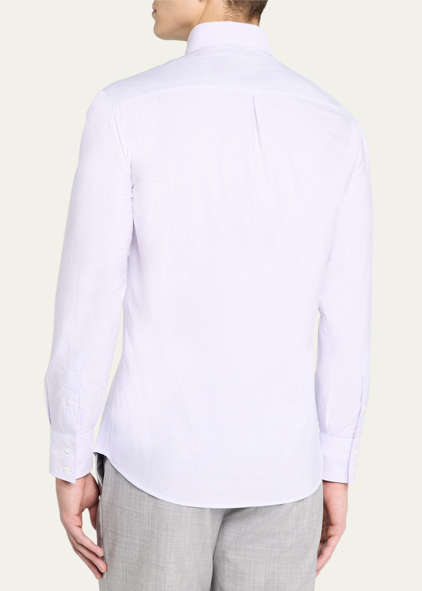 Men's Cotton Micro-Stripe Sport Shirt - 3