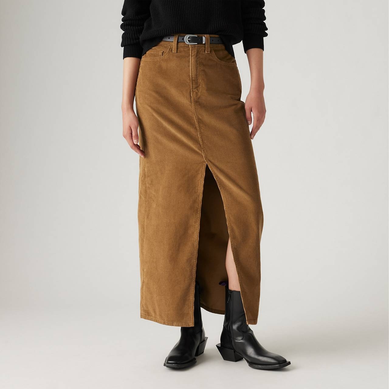 ANKLE COLUMN SKIRT - 4