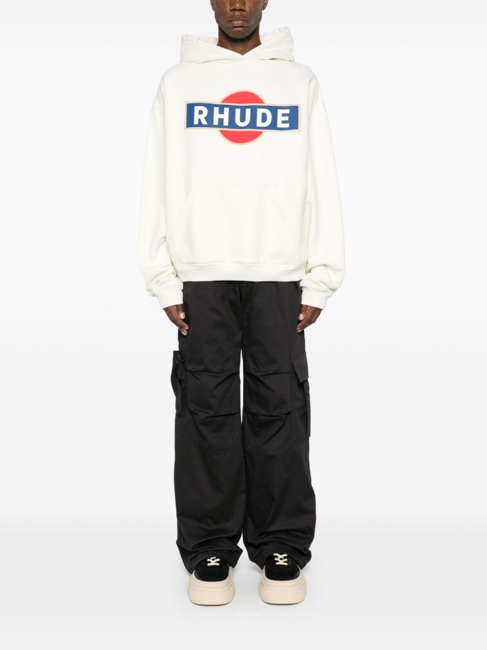 Vintage Racer cotton hoodie - 2