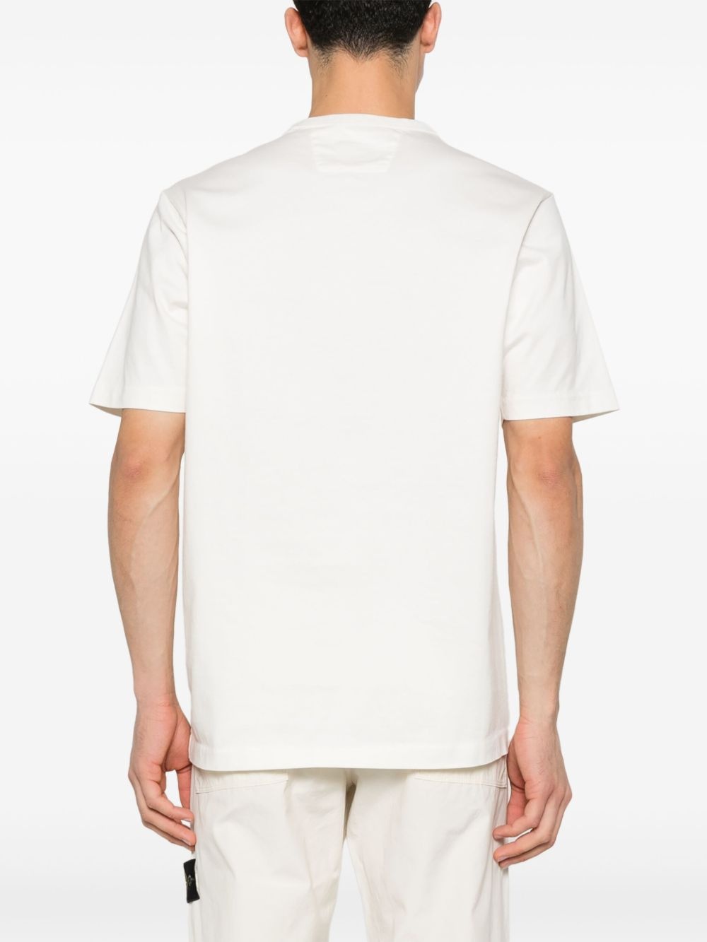 logo-print jersey T-shirt - 3