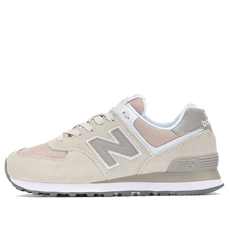 (WMNS) New Balance 574 'Beige Grey White' WL574WNA - 1