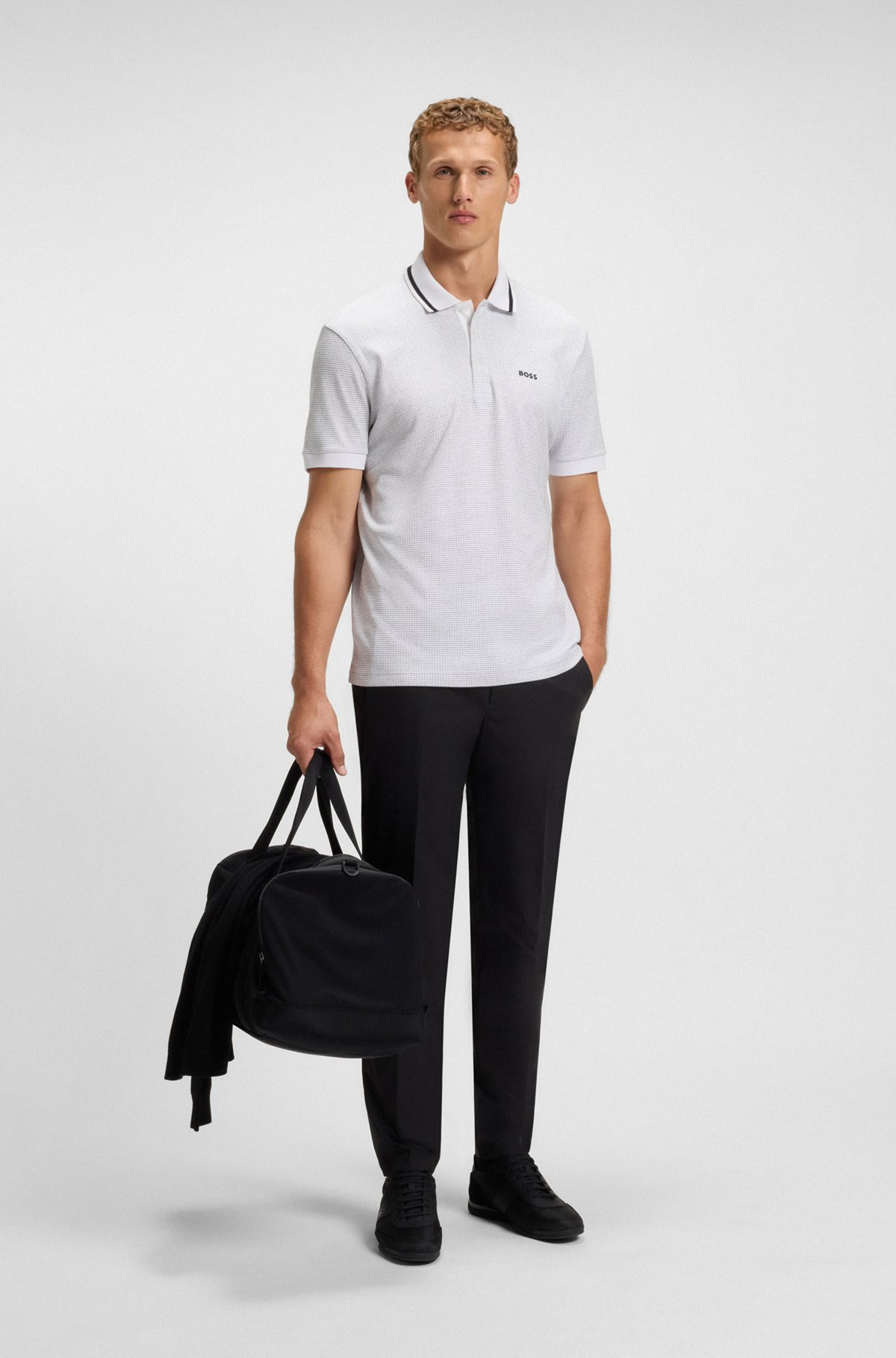 PADDY POLO SHIRT IN COTTON JACQUARD - 4