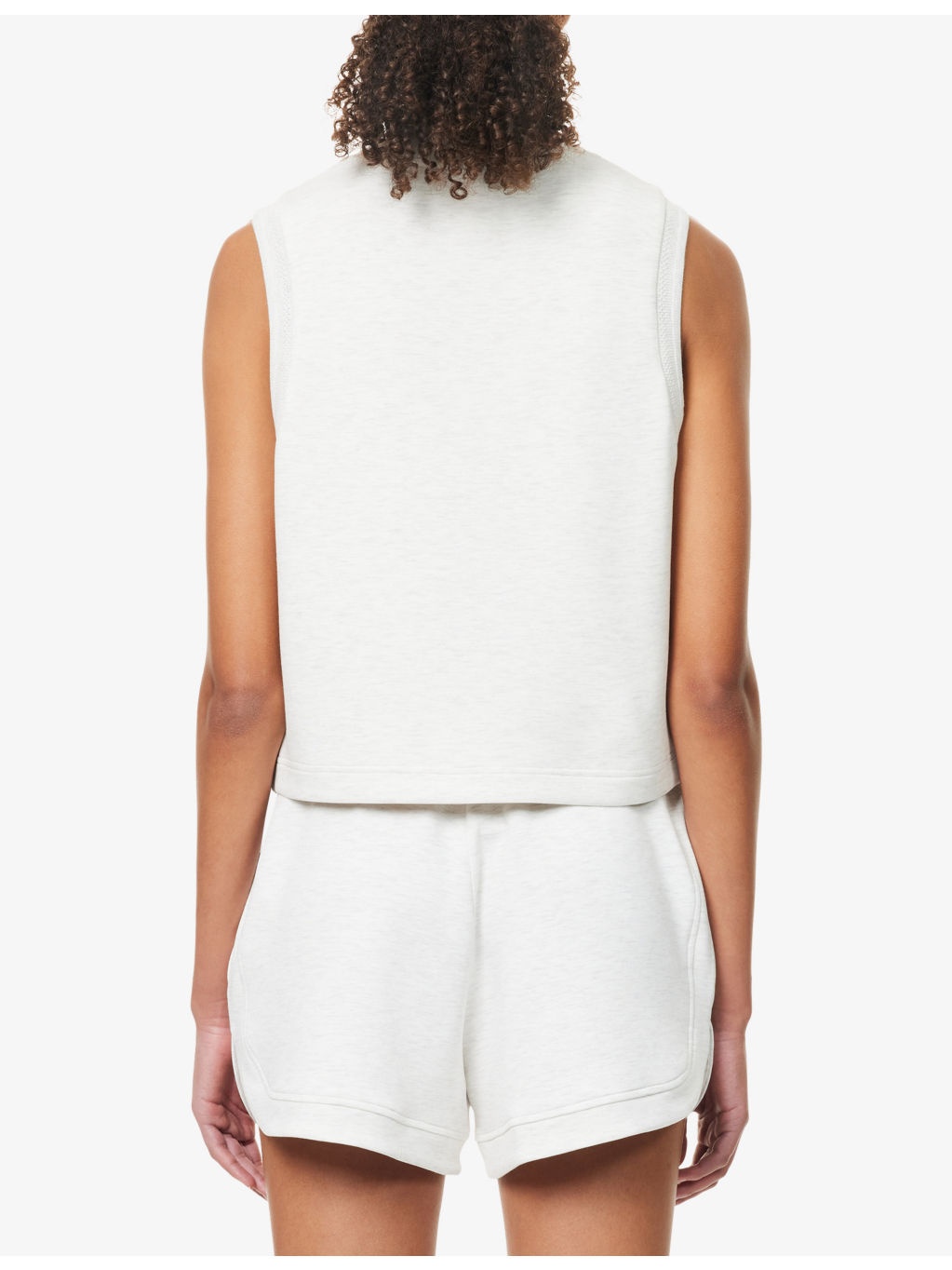Shea Cropped Knitted Vest Top - 4