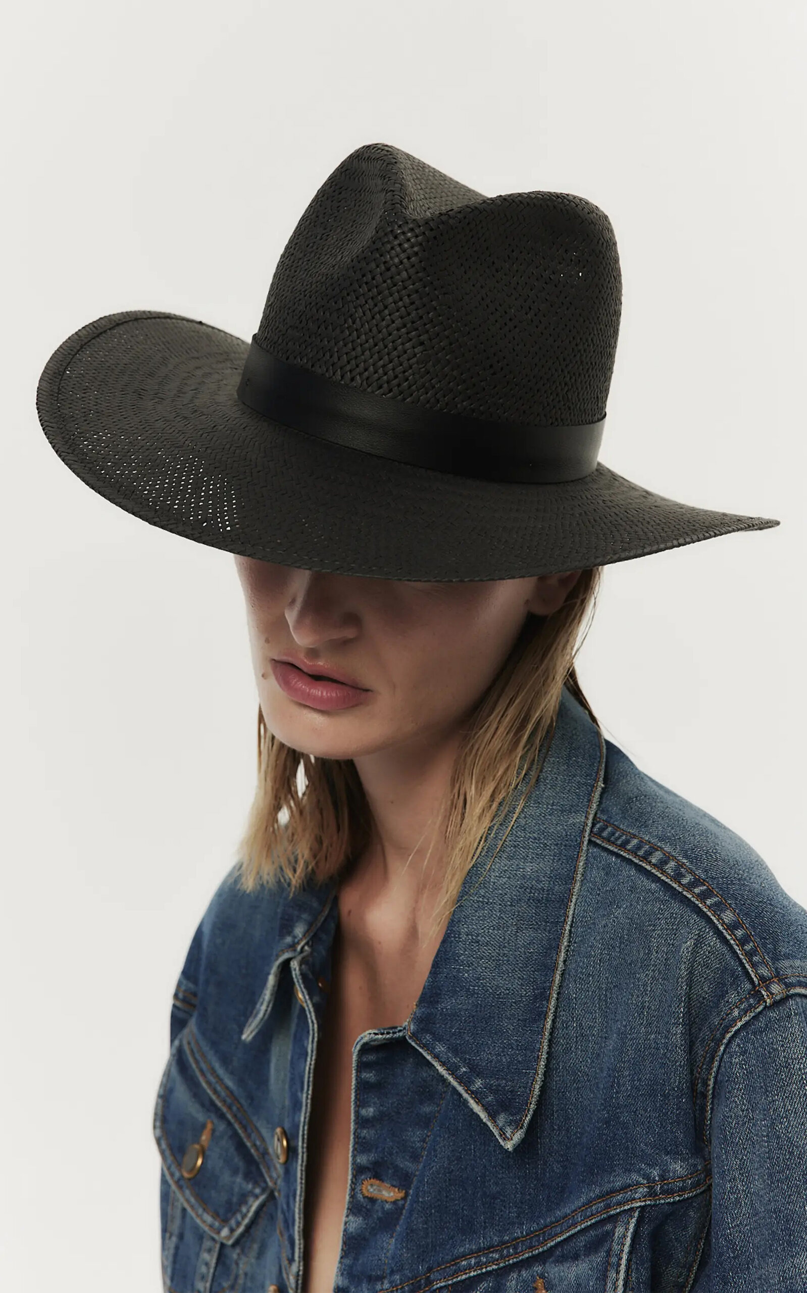 Simone Straw Hat black - 3