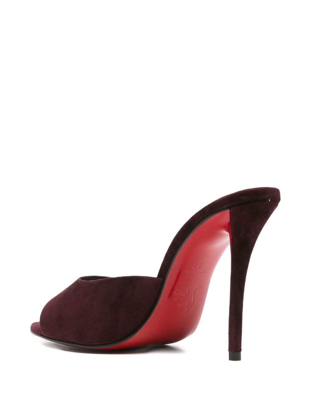100mm open-toe stiletto sandals - 3