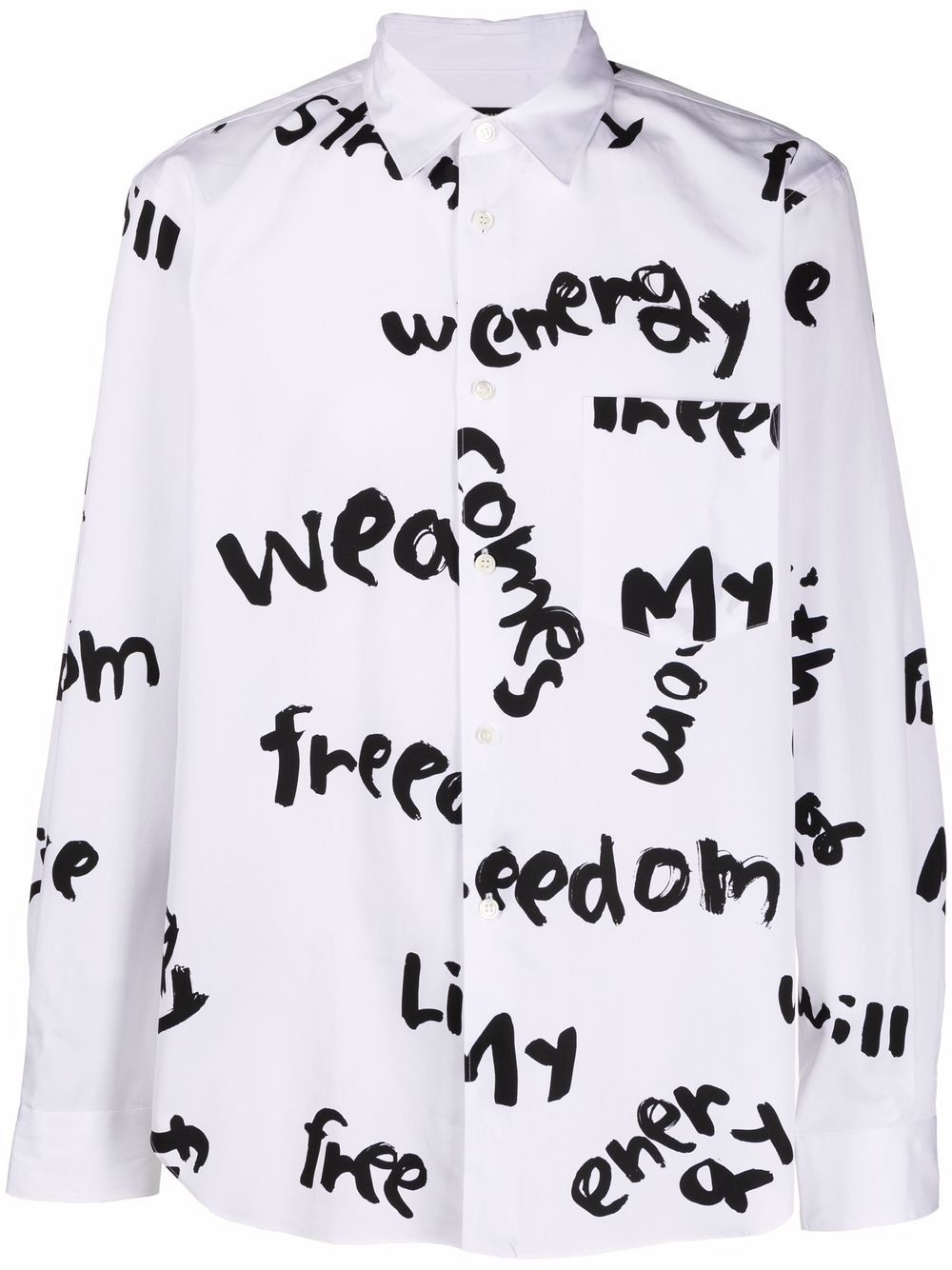 Freedom graphic-print shirt - 1