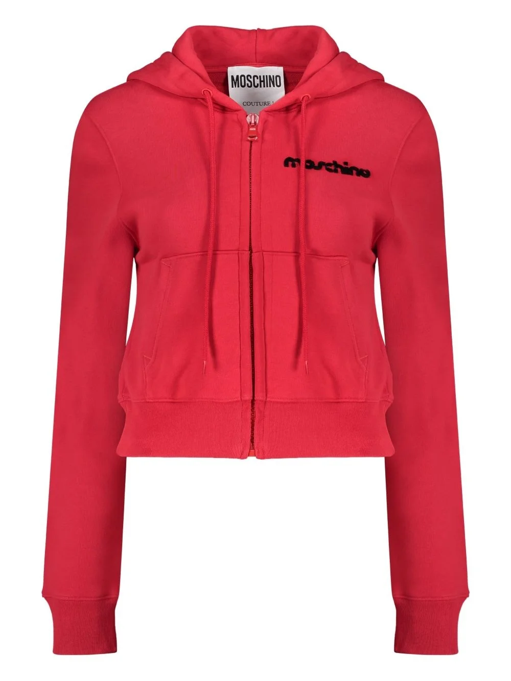 cotton zip-up hoodie - 1