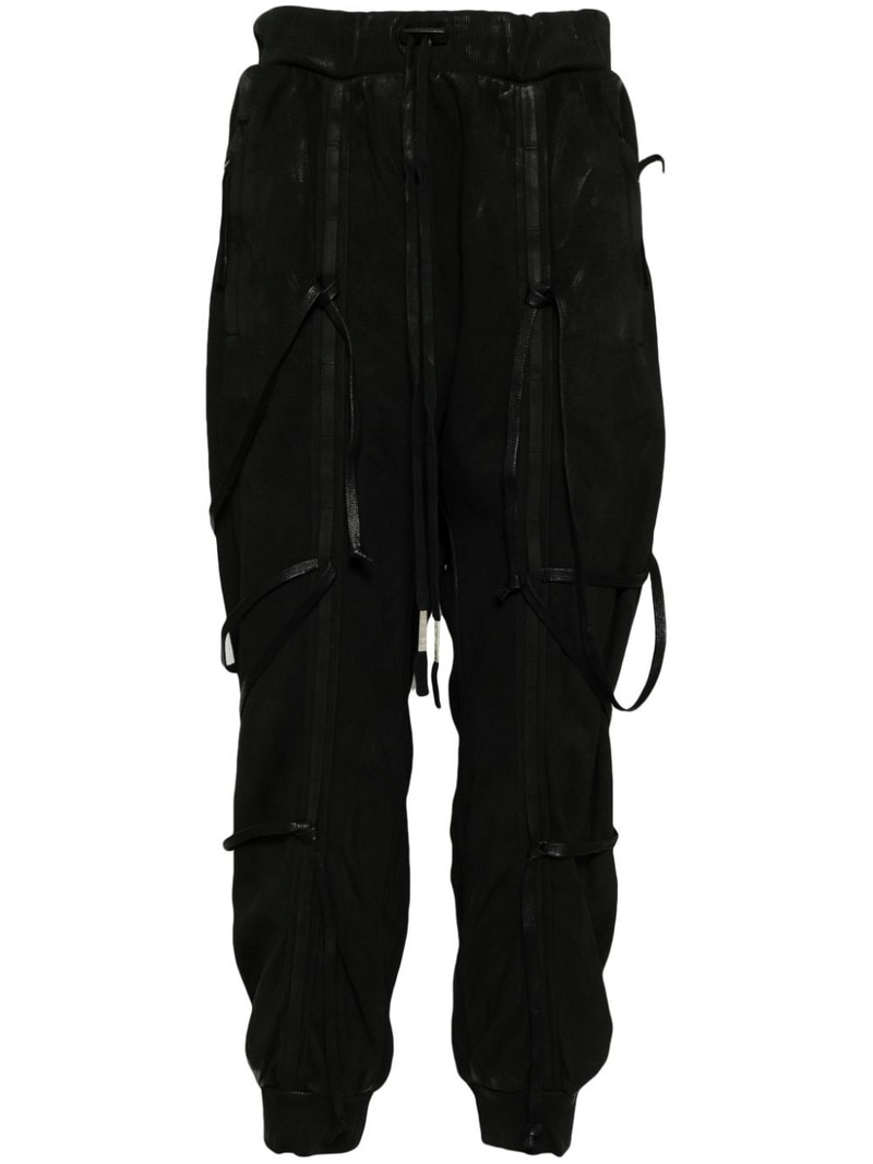 coated track pants 1