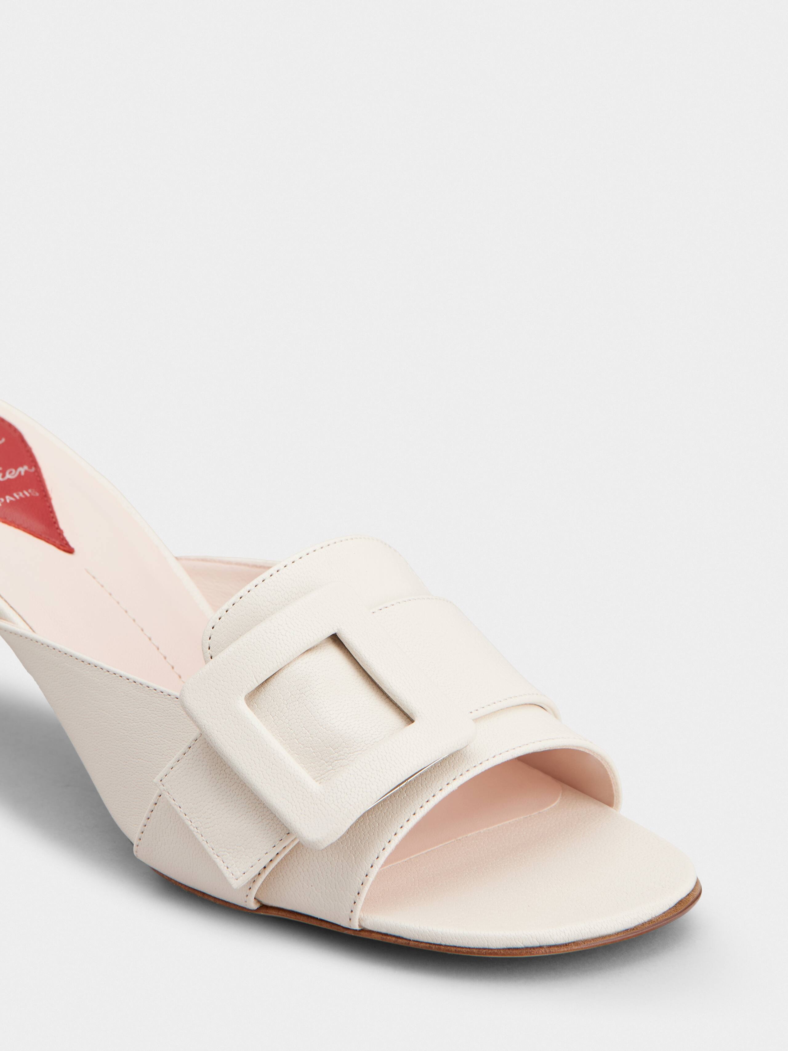 Viv' Canard Mules in leather - 3