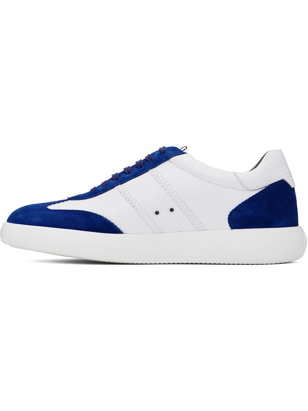 Navy & White Olympia Sneakers - 3