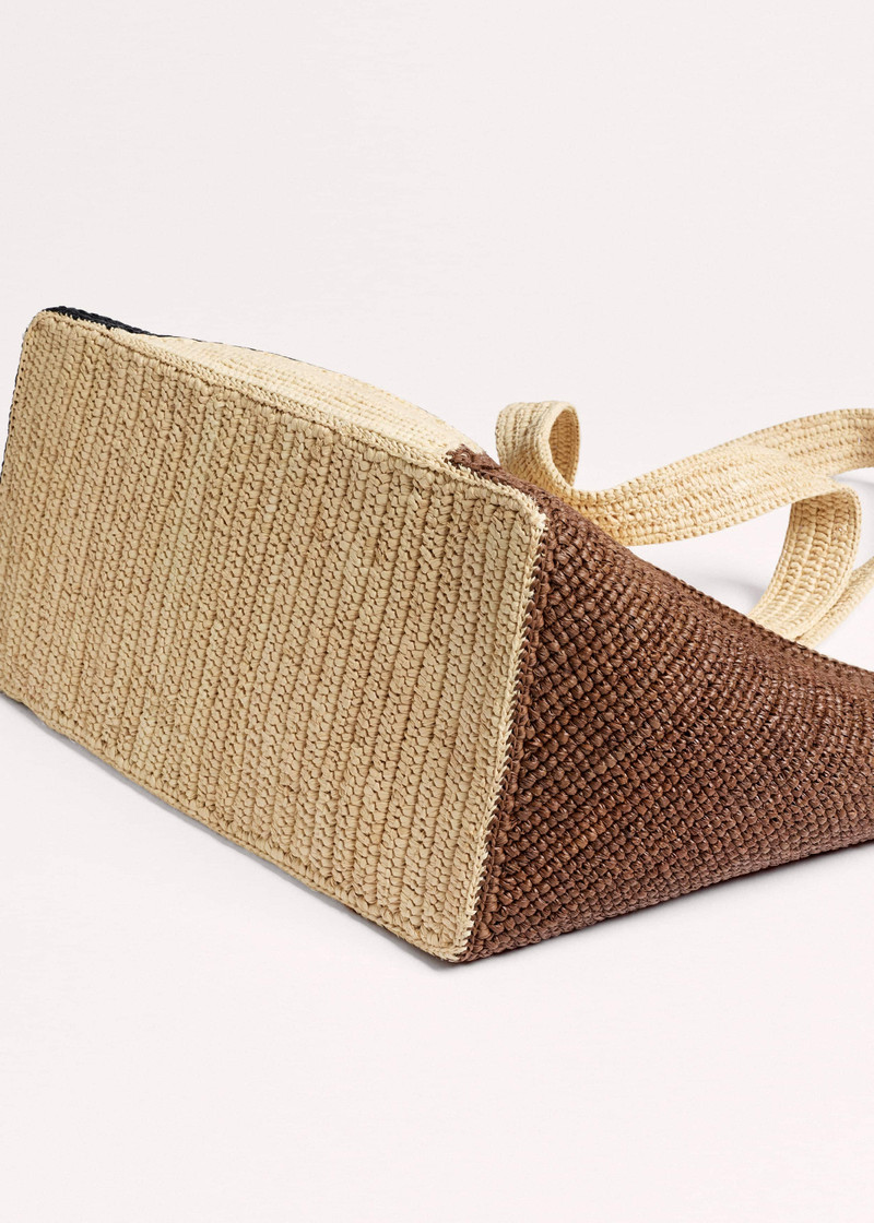 Contrast Panel Tote 5
