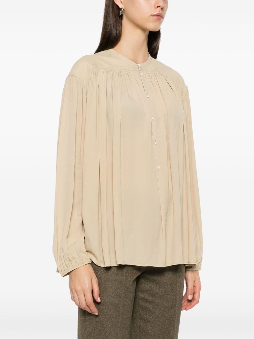 gathered blouse - 3