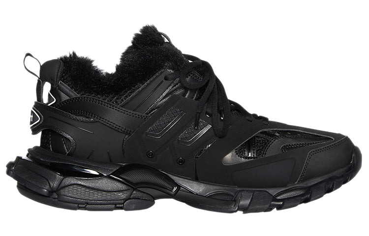 Balenciaga Track Sneaker 'Faux Fur Black' 668556W3CQ11000 - 2