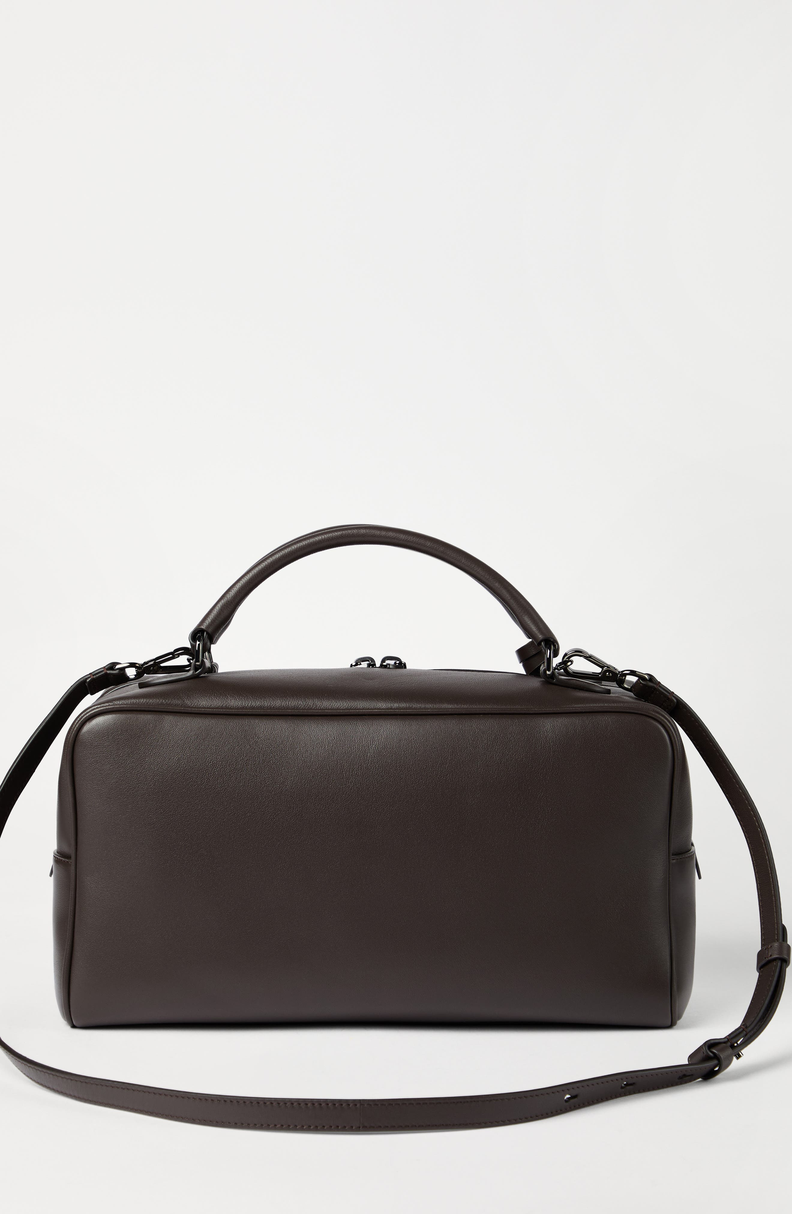 Brunello Cucinelli Nappa Boston Explorer bag in Rust Brown at Nordstrom - 3