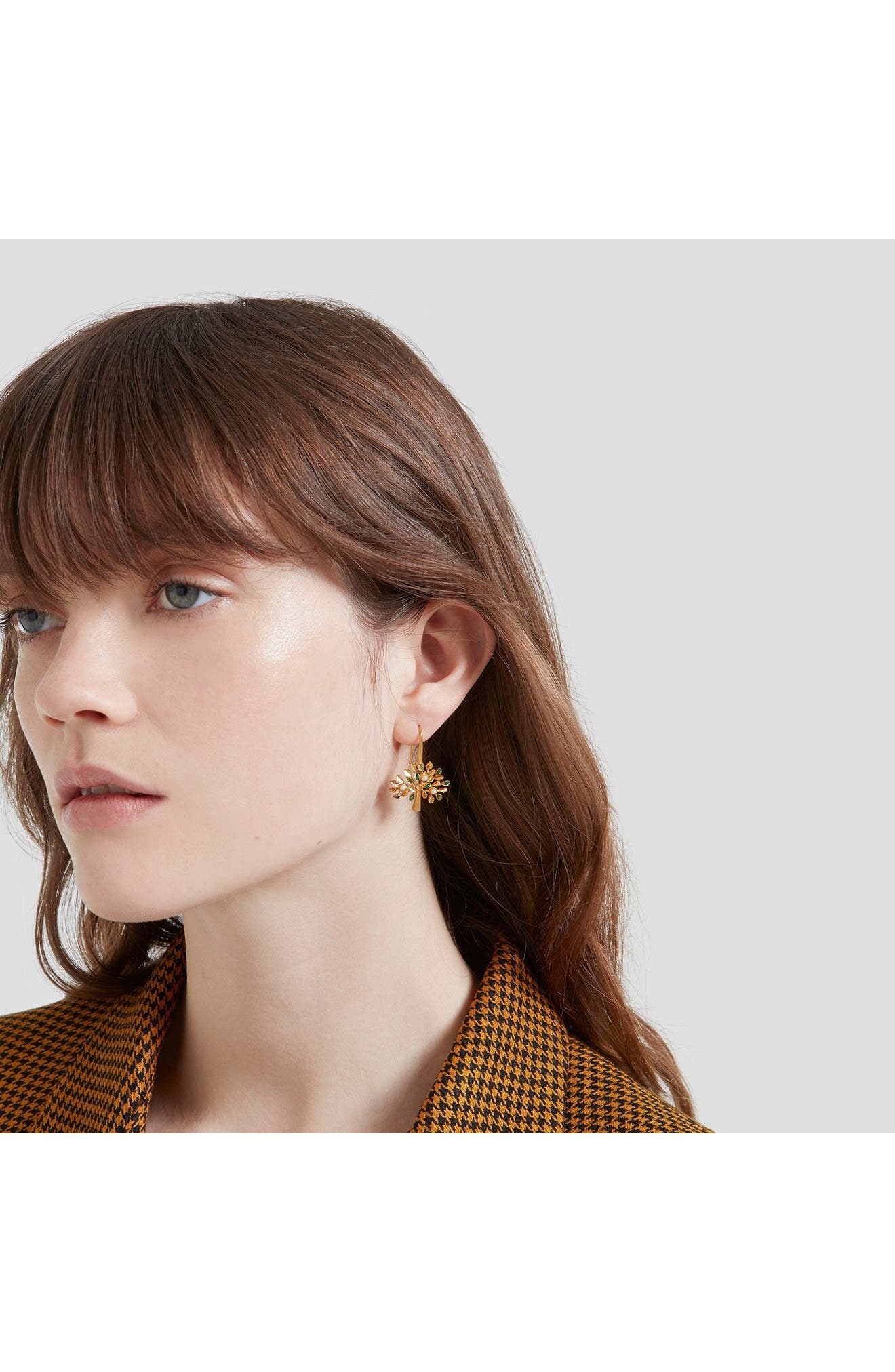 Small Tree Stud Earrings - 2