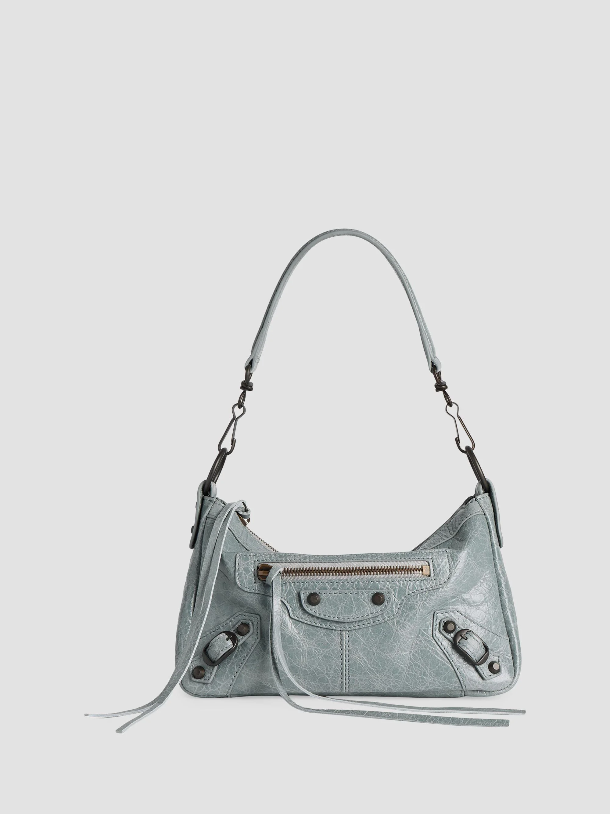 Men's Le City Moto Small Crossbody Bag - Blue Grey - 1