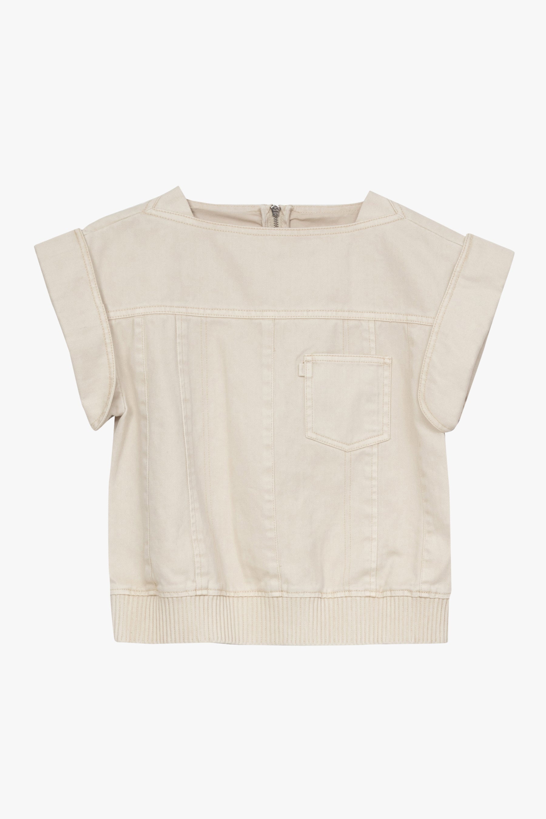 Deconstructed Denim Top - 5