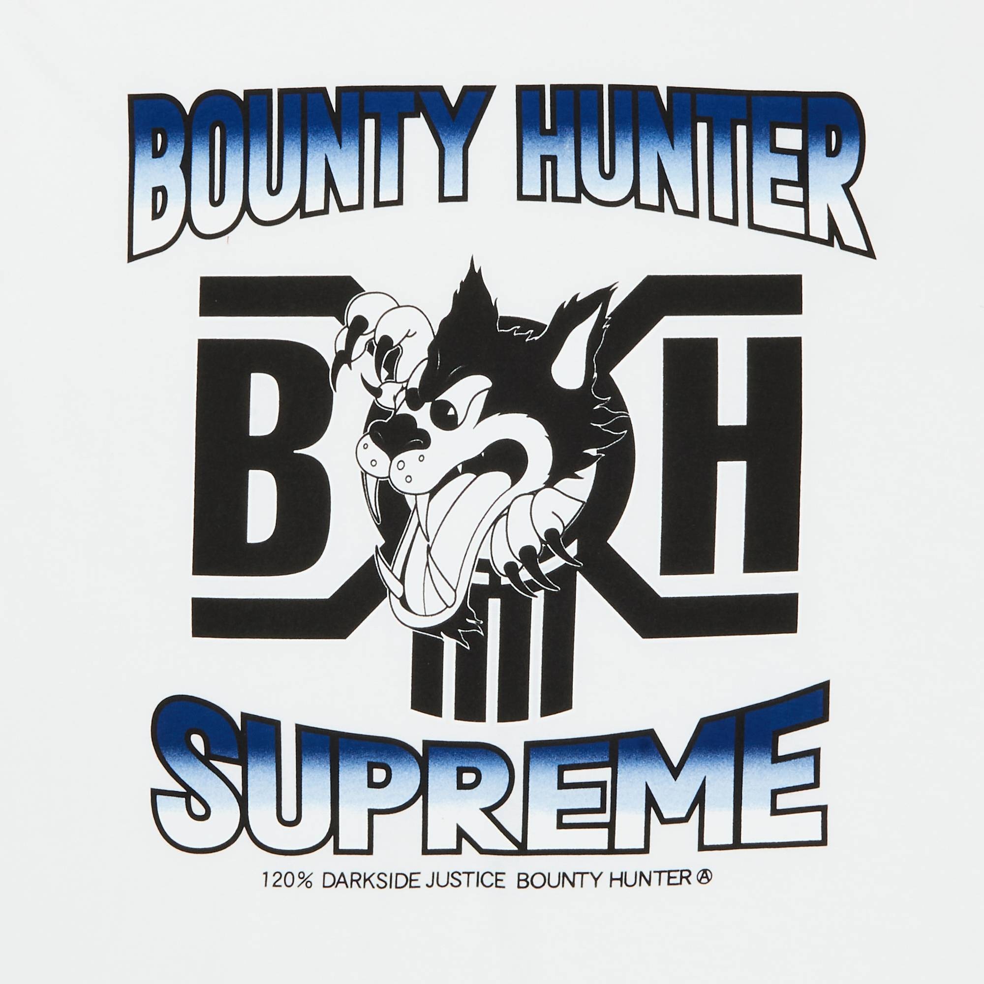 Supreme x Bounty Hunter Wolf Tee 'White' - 3